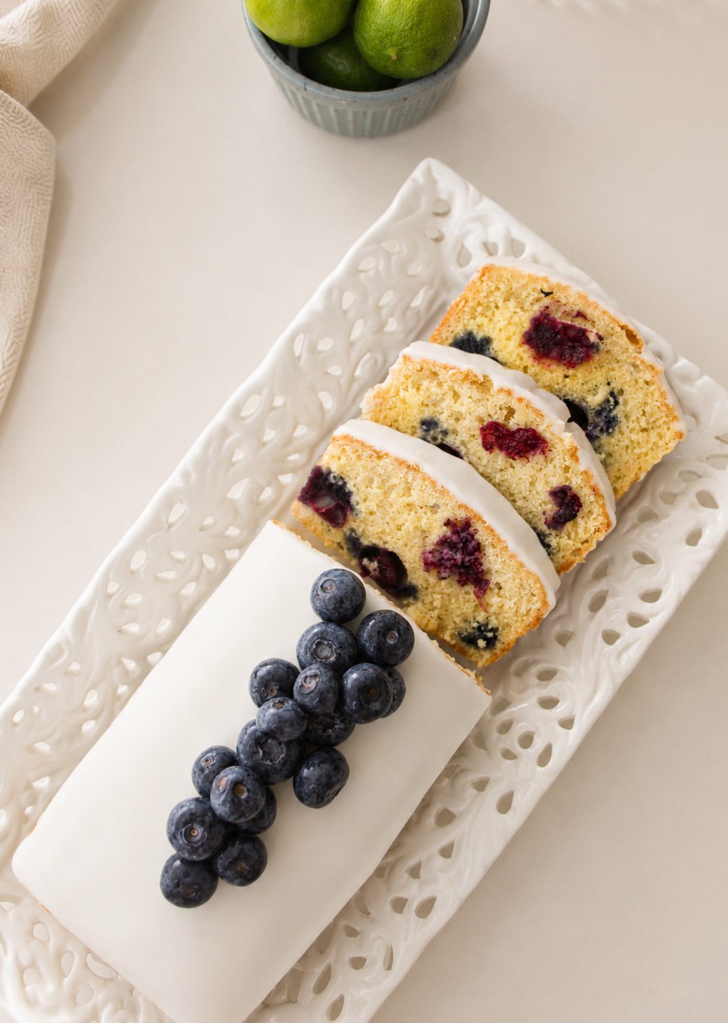 Queque Lemon & Blueberry