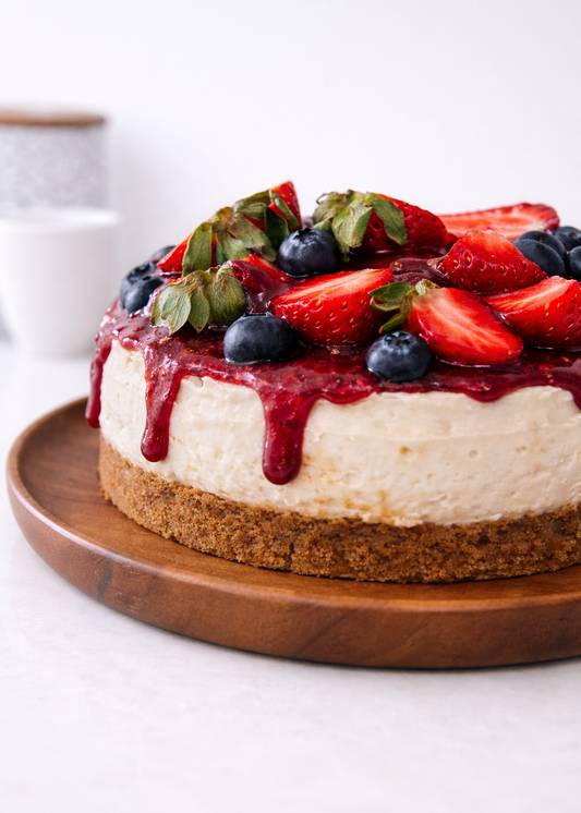 Cheesecake de frutos rojos