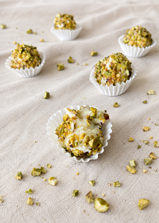 Trufas de pistacho